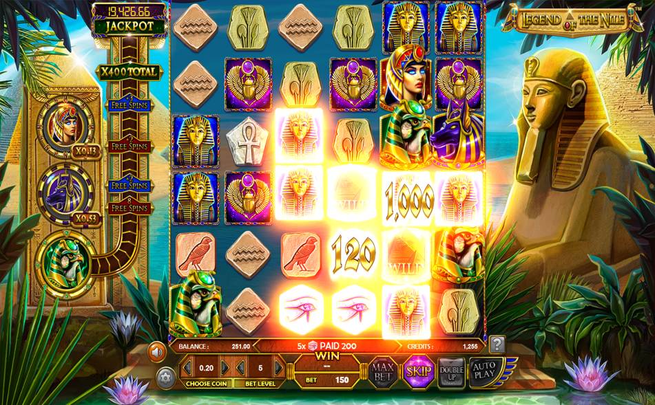 Legend of the Nile slot game review. Visit Happyluke.com and become a big winner