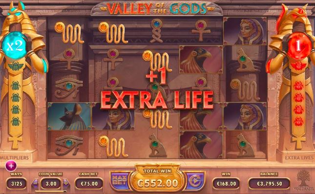 Valley of the Gods slot game. Play it now at Happyluke 
