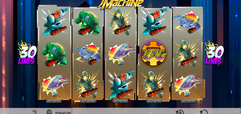 The Justice Machine slot game Happyluke